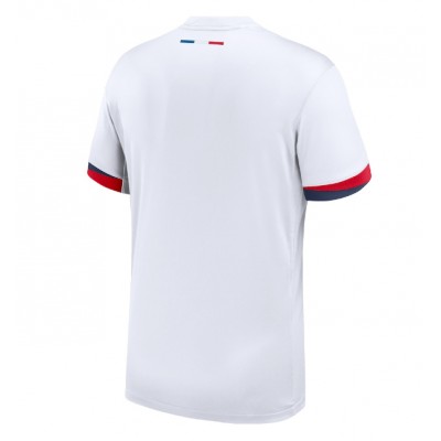 Moški Nogometni dresi Paris Saint-Germain Gostujoči 2025-26 Kratek Rokav Moški Nogometni dresi Paris Saint-Germain Gostujoči 2025-26 Kratek Rokav